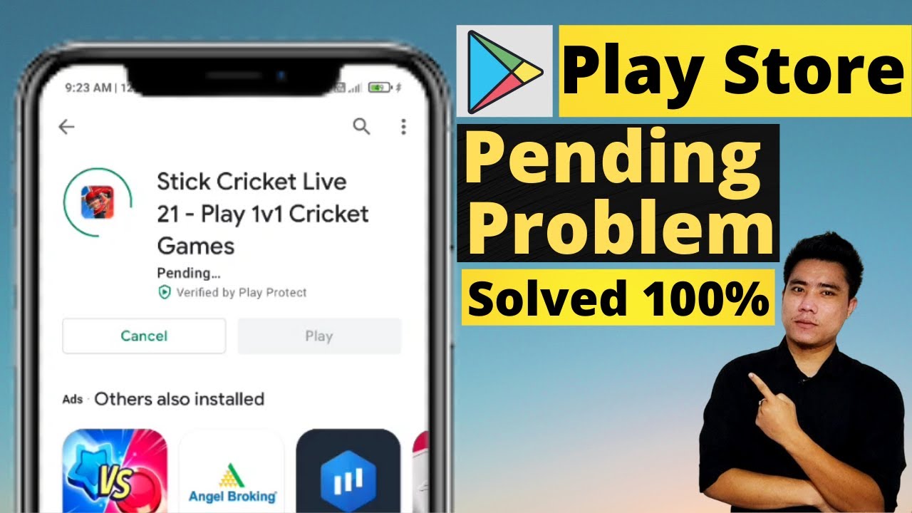 why my play store says download pending