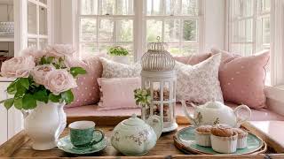 Vintage Rose Cottage Home Tour: Shabby Chic Ideas in a Soft Pink & White Cozy Palette screenshot 5