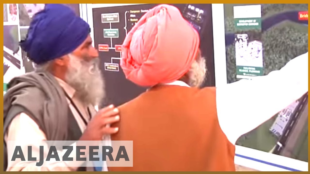 🇵🇰🇮🇳 باكستان والهند تضعان حجر الأساس لممر كارتاربور بدون تأشيرة | الجزيرة الإنجليزية