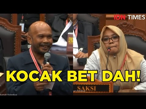 Momen Lucu Sidang MK Sengketa Pilpres