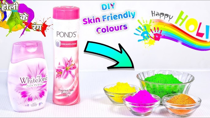 How To Make Skin-Friendly Holi Powder At Home