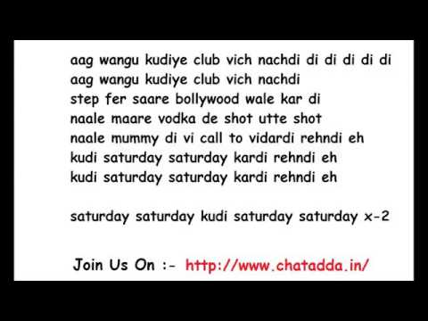 Saturday saturday Full songHumpty Sharma Ki Dulhania httpwww chatadda inYouTube