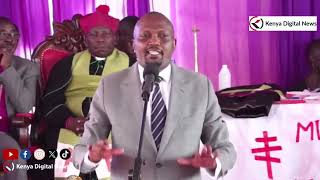 Funny CS Moses Kuria's speech in front of DP Gachagua at a funeral in Nyandarua!!