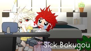 Bakugou's Sick!? | MHA | Chxrry-Cakes | KiriBaku | Ft: Sick Bakugou |