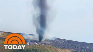 Rare Fire Tornado Rages On Camera In Portugal