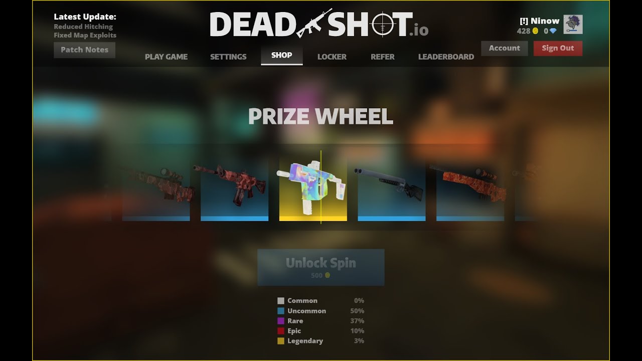 The most lucky opening! (in DAEDSHOT.io)