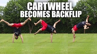 Learn Backflip Fast by Turning a Cartwheel into A Back Tuck