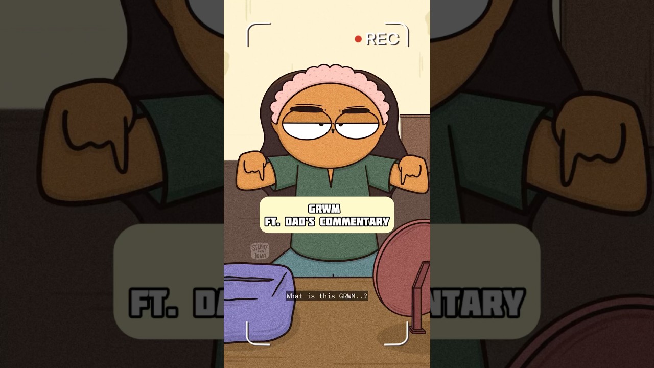 GRWM ft Dad's commentary🌝