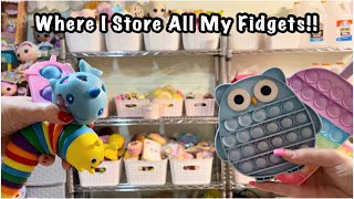 800+ Fidget’s!! 💓 Where I Store All My Fidget Toy’s!! screenshot 5