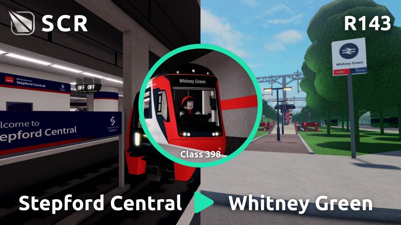 Roblox R143 Roblox SCR | R143 Stepford Central→Whitney Green (Speeding) | V2.3.2 ...