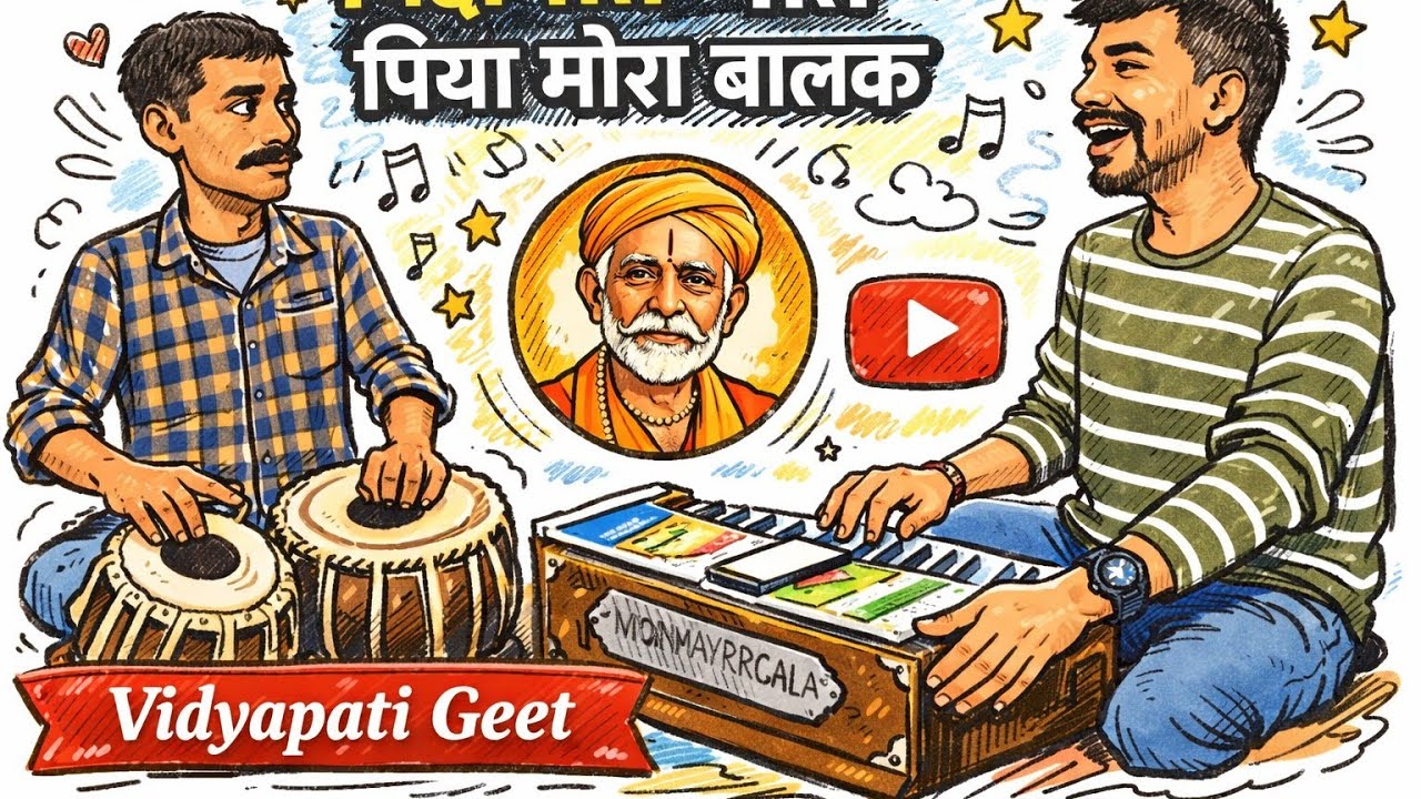 Piya Mor Baalak ||Maithili Folk Song ll Vidyapati Geet 