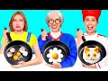Reto De Cocina Yo vs Abuela | Recetas de Cocina Sabrosas de HAHANOM Challenge
