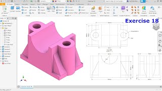 Autodesk Inventor 2021 Tutorial For Beginners Exercise 18