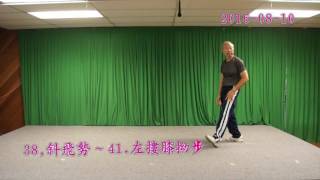 20160810 38、斜飛勢 ~ 43、扇通背
