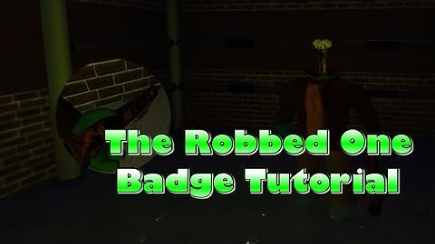How To Get " THE ROBBED ONE" Badge In | P: TROI - Concepts | (Tutorial)