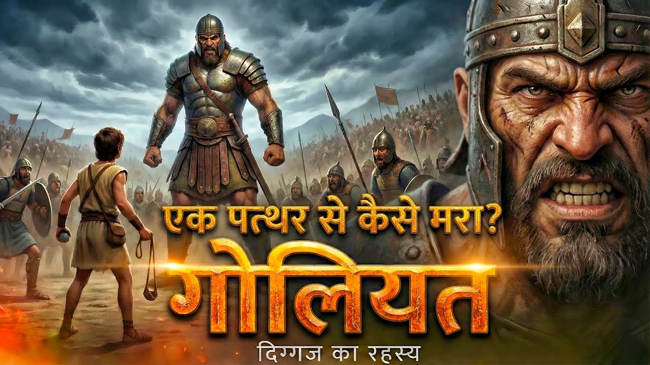 गोलियत | एक पत्थर ने 10 फुट के राक्षस को कैसे खत्म किया? | Biblical Stories Explained