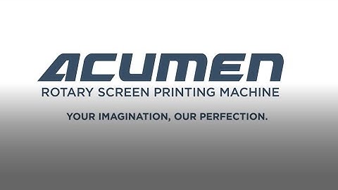 Acumen Rotary Printing Machine by Embee