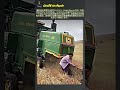 傾斜地収穫の限界に挑む!トラクターとコンバインが同時に動く圧巻の農作業 #worker #process #heavyequipment #farmlife #amazing