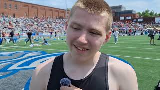 Maquoketa senior boys' 800 meter run champion - Kyle Simmons