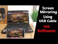 Android screen mirror to Laptop/PC...Without any software...