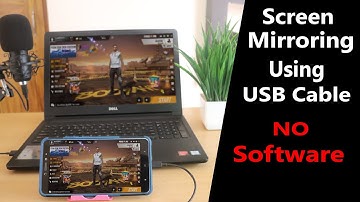 Android screen mirror to Laptop/PC...Without any software...