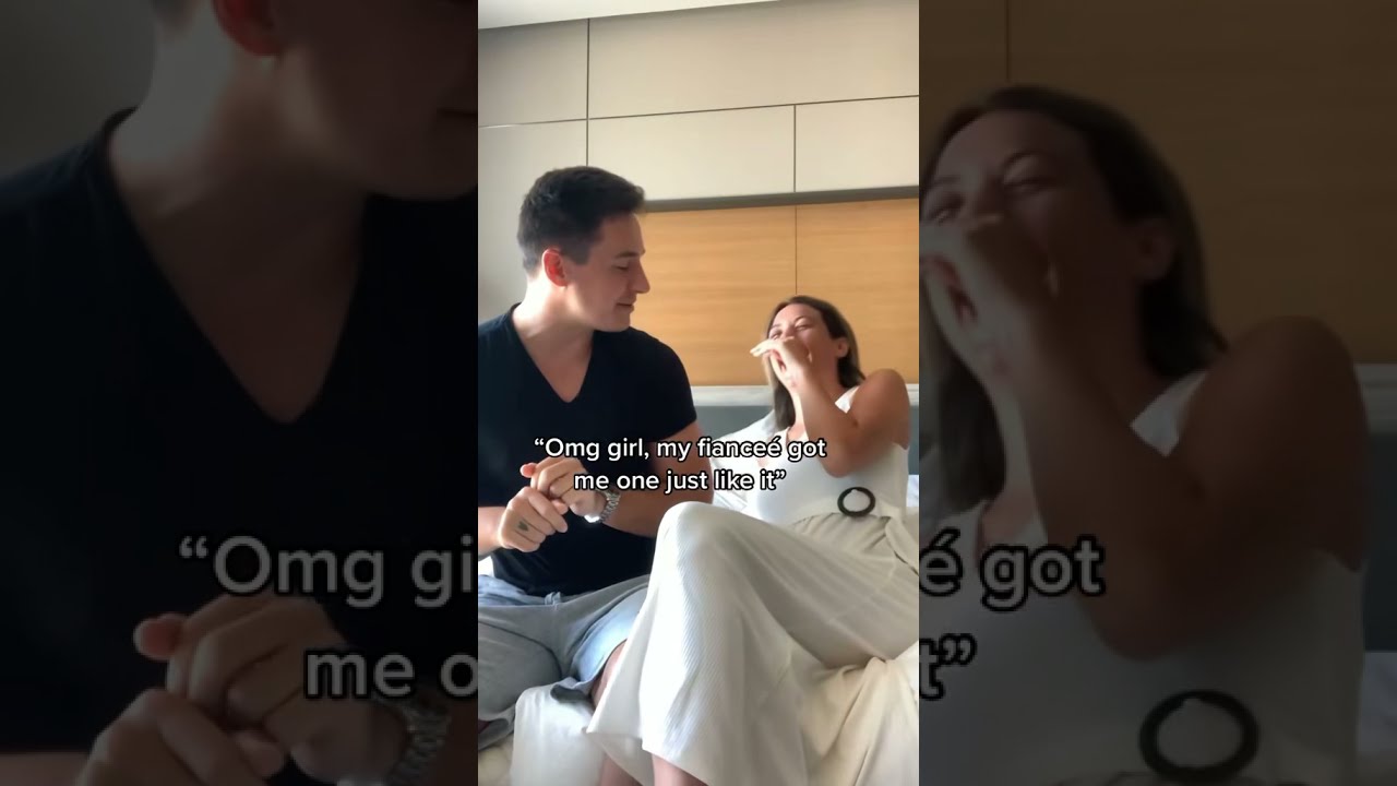 asking my fiancé what he’d do if a girl flirted with him at a party 