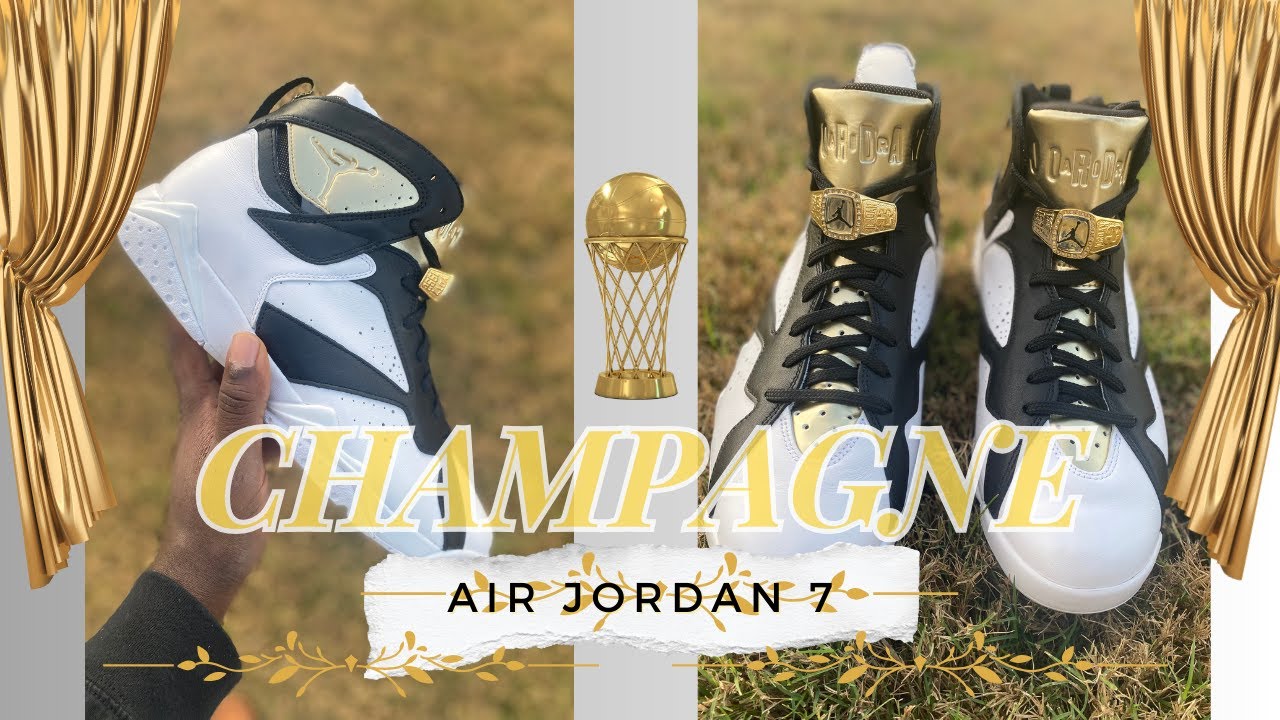 Air Jordan 7 VII Retro Champagne C&C 🏆 Review & Unboxing In 2024 🗓️
