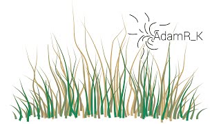 How to draw Vector Grass using Brush Tool