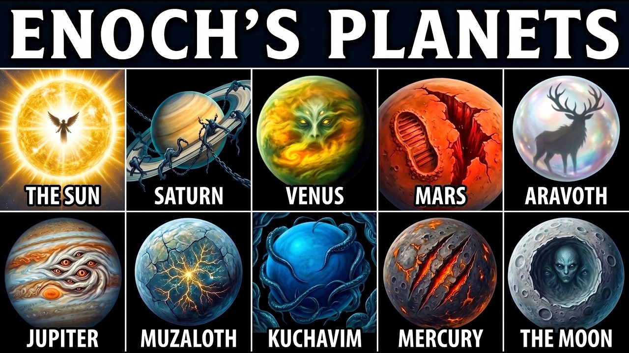 ⁣10 Planets Book of Enoch Says God Built And What Lives Inside Each One