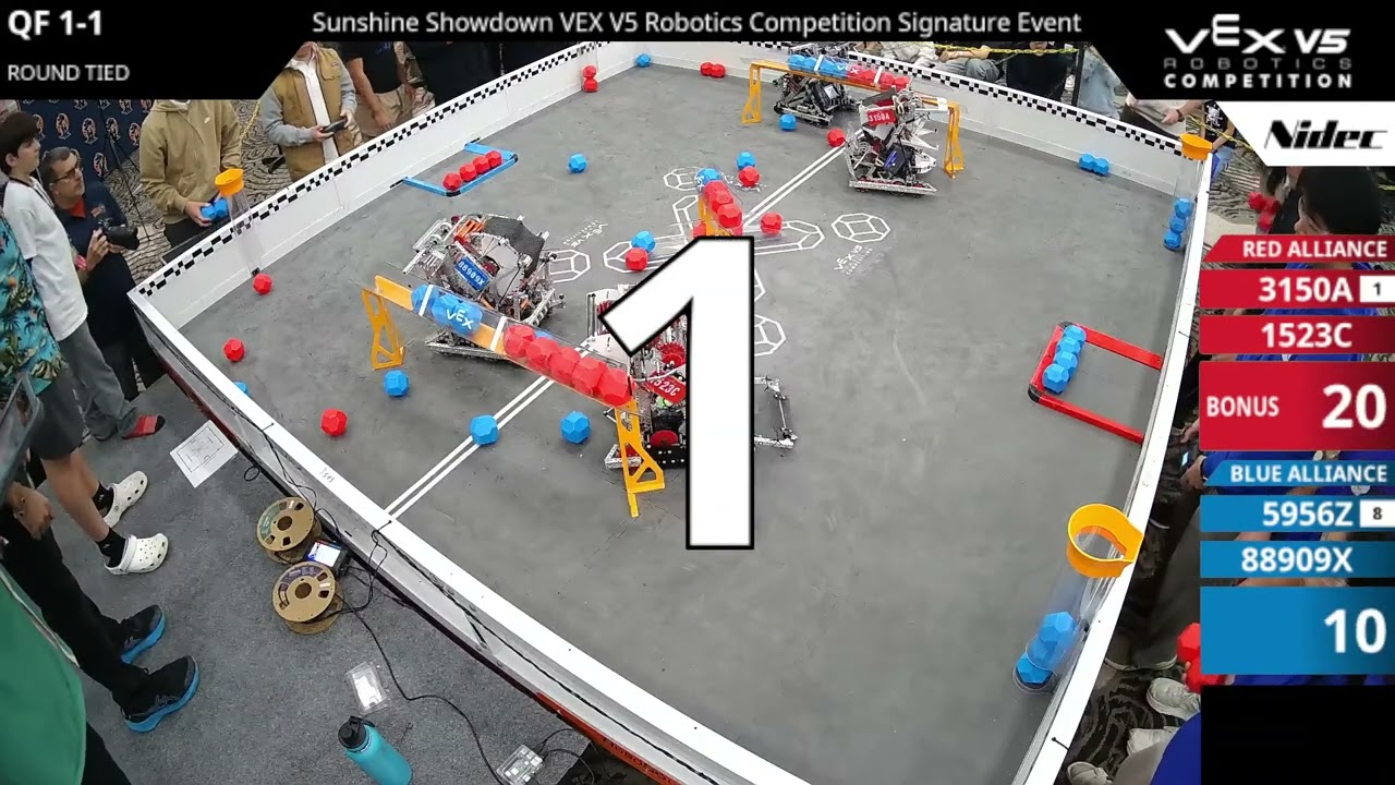 Sunshine Showdown : Default Division - QF #1-1 - 3150A & 1523C vs 5956Z & 88909X - Auton + Driver