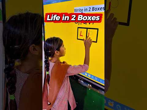 🧠 Write “LIFE” in Just 2 Boxes – Can You Think Differently? 📦🔥 #shorts #ytshorts #puzzle