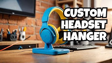 Customized Headset Hangers with Fusion 360 and 3D Printing Fusion!