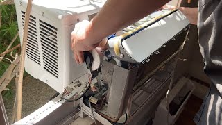 Midea UShaped Air Conditioner Teardown & Repair: Blower Clean, Fan noise fix, Motor replacement