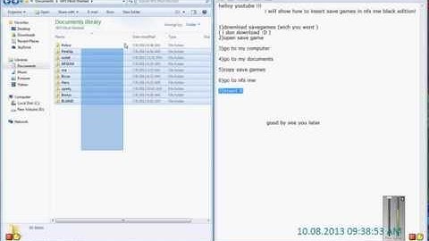 insert save games in nfs most wonted black edition