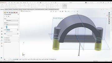 How to Deisgn Bike in Solidworks (CD-100) Handle Part 3