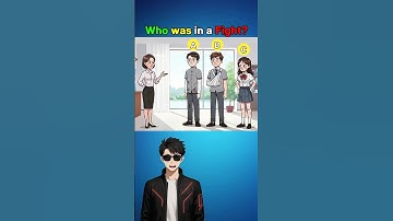 Guess Who was in a Fight? #shorts #quiz #riddles #iqtest