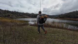 Hiking & Camping with a 23L Daypack | Winter Overnight Backpacking Trip at Henry W. Coe State Park
