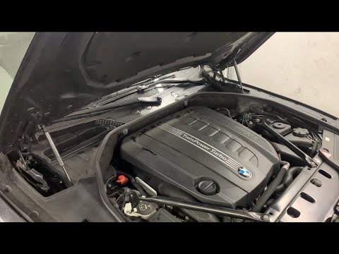 BMW F10, F11 Cabin filter location replacement 520i 525i 528i 530i 535i ...