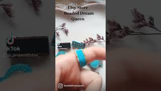 One of a kind Handmade Beaded Bohemian Rings  #rings #jewellery  #tiktok  #viral #trending  #trend