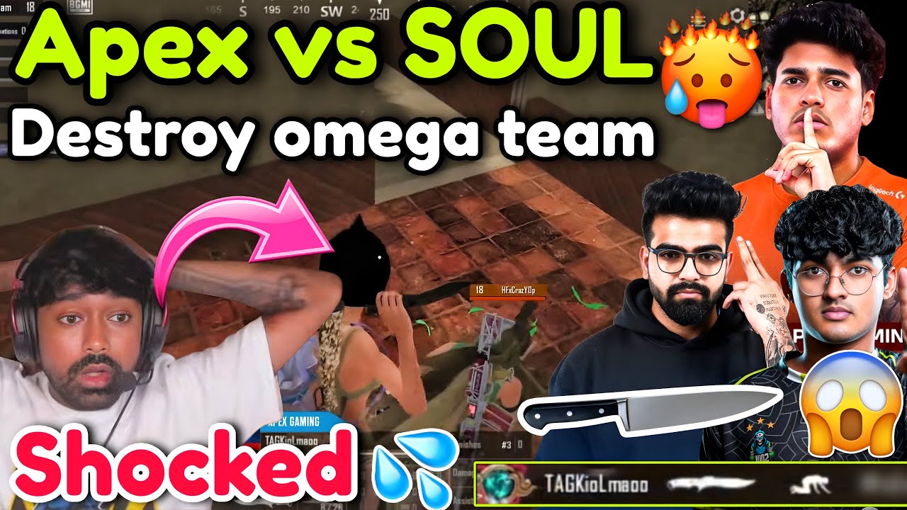 🇮🇳Neyoo Shocked by APEX vs SOUL🚀 Zinda Knife 🔪 Apex Destroy Divine Gaming 🚨