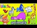 Learn Wild Animals For Kids | Wild Zoo Animals Names and Sounds for Children | Club Baboo