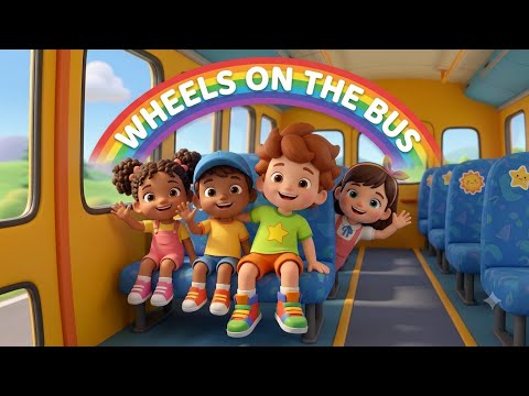 バスのうた | @TuTu Kids Nursery Rhymes | 3Dアニメソング