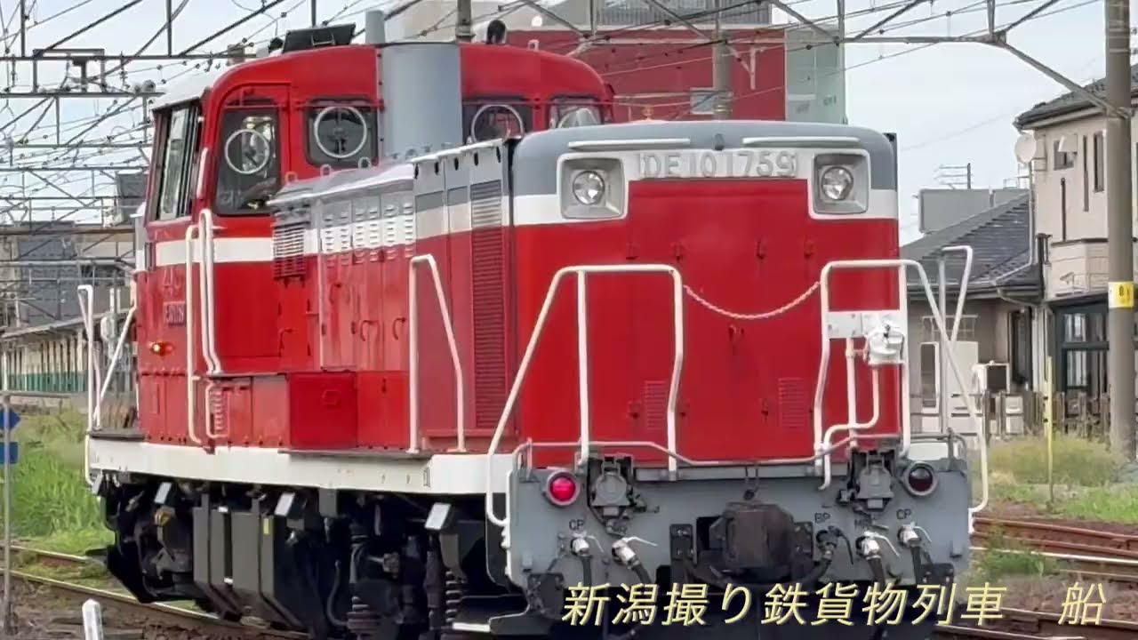 新津#いろいろな貨物列車#信越本線#電車#鉄道#ロング動画#