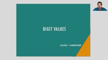11. Digit Values - GRE / GMAT Basic Quant Videos | www.careergeek.in | Dillesh Kumar Chelluri