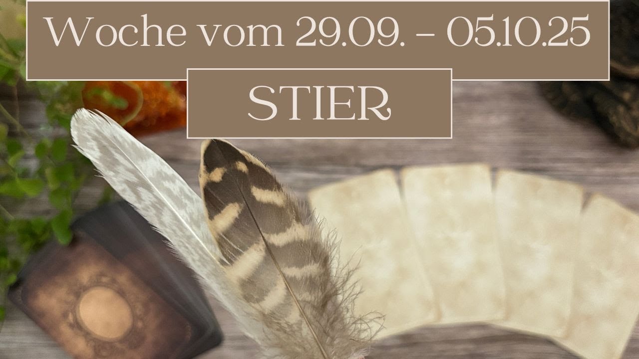 Stier 🌟 Das Leben räumt den Weg frei für etwas Besseres | Tarot Wochenbotschaft Oktober