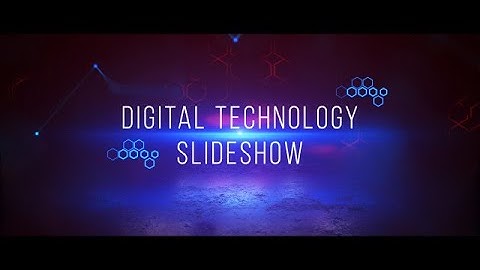 Digital Technology Slideshow After Effects Templates