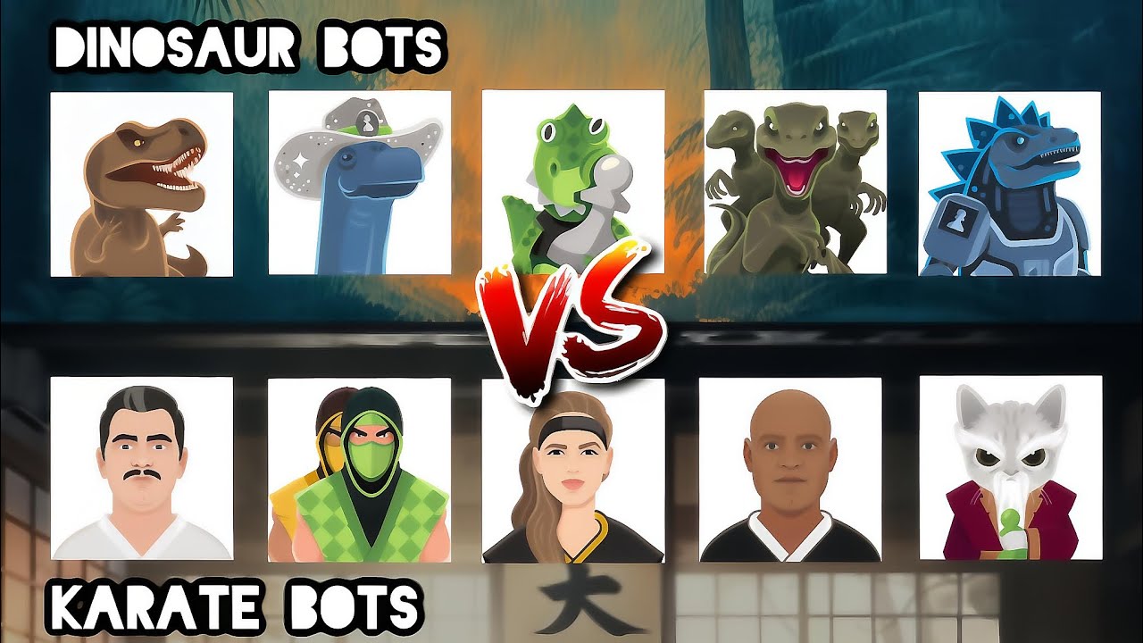 Can Dinosaur bots 🔥 defend Karate bots⚡ #chess #gothamchess #chesscom # ...