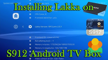 Installing Lakka on S912 Android TV Box
