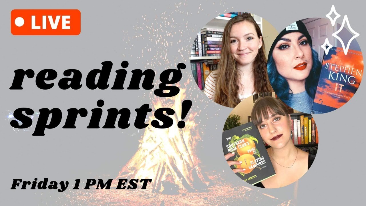 reading sprints w/ Marcy Reads & Riveting Reads!