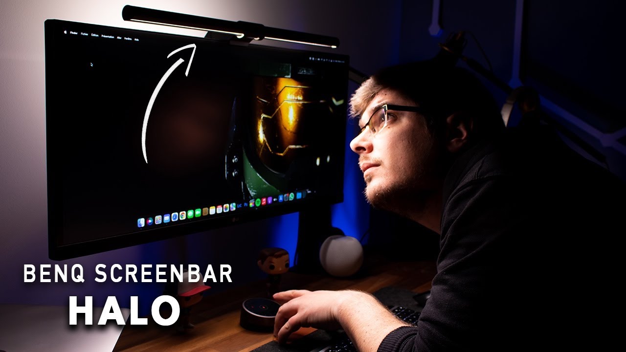 La meilleure screenbar s'améliore ! Lampe de bureau BenQ Screenbar Halo  2022 